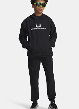 Under Armour Normal Paça Siyah Erkek Çocuk Eşofman Altı 6003747-001-UA B Unstoppable Wvn Jg