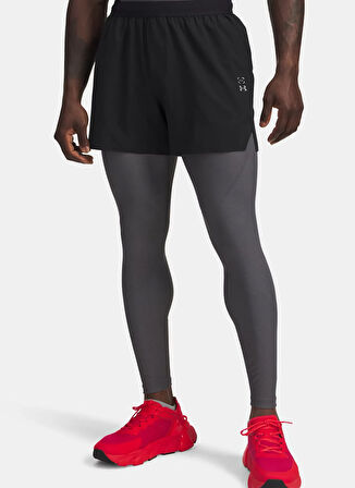 Under Armour 6005915-001-UA Halo Train Short Siyah Lastikli Bel Normal Düz Erkek Şort