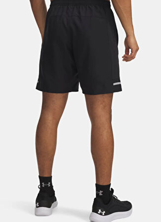 Under Armour 6005117-001-UA Tech Utility Shorts Siyah Lastikli Bel Normal Düz Erkek Şort