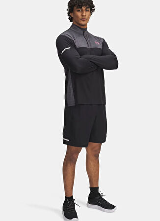 Under Armour 6005117-001-UA Tech Utility Shorts Siyah Lastikli Bel Normal Düz Erkek Şort