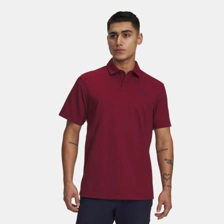 Under Armour Playoff Pique Erkek Kırmızı Polo Yaka Tişört