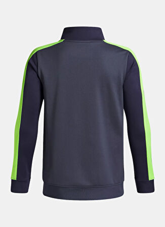 Under Armour Düz Lacivert Erkek Çocuk Eşofman Takımı 1373978-044-Downpour Gray / Washed