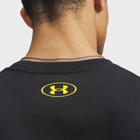 Under Armour Varsity Crest Erkek Siyah Tişört