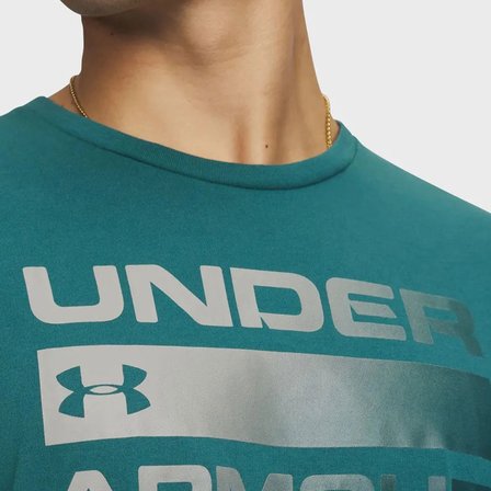 Under Armour Team Issue Wordmark Erkek Yeşil Tişört