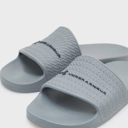 Under Armour Armour Slide Lite Erkek Gri Polo Yaka Tişört