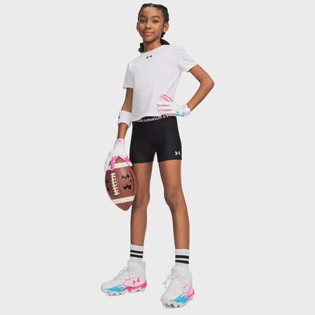 Under Armour HeatGear Kız Çocuk Siyah Şort