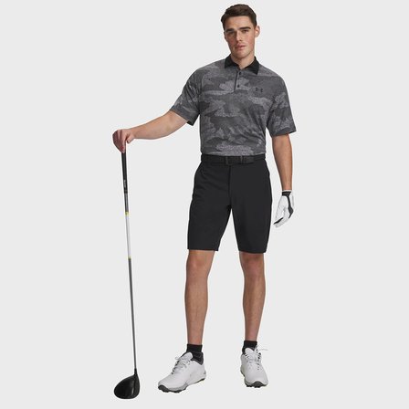 Under Armour Drive Tapered Erkek Siyah Polo Yaka Tişört