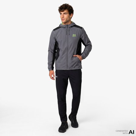Under Armour Tech Sport Woven Erkek Gri Antrenman Ceket