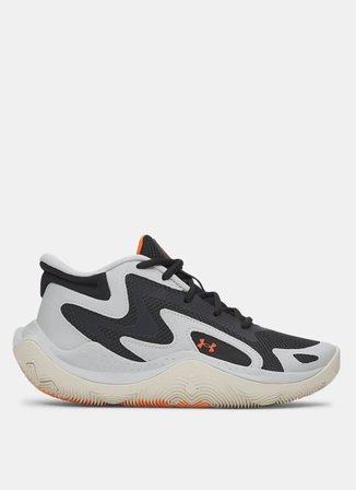 Under Armour Beyaz Erkek Çocuk Basketbol Ayakkabısı 6001587-014-UA GS JET '25
