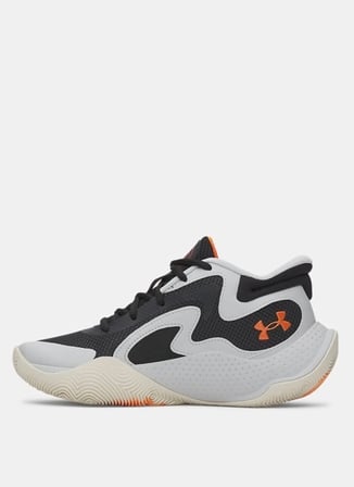 Under Armour Beyaz Erkek Çocuk Basketbol Ayakkabısı 6001587-014-UA GS JET '25