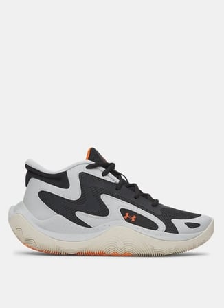 Under Armour Beyaz Erkek Çocuk Basketbol Ayakkabısı 6001587-014-UA GS JET '25