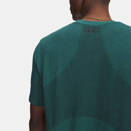 Under Armour Heavyweight Armour Label Erkek Yeşil Tişört