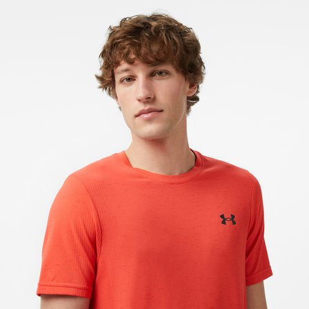 Under Armour Vanish Seamless Ss Erkek Kırmızı Antrenman T-Shirt