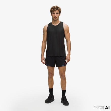 Under Armour Velociti Elite Erkek Siyah Koşu Şortu