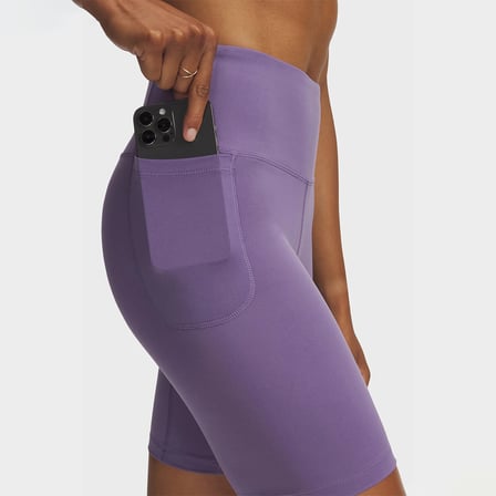 Under Armour Motion Bike Short Emea Kadın Mor Tayt