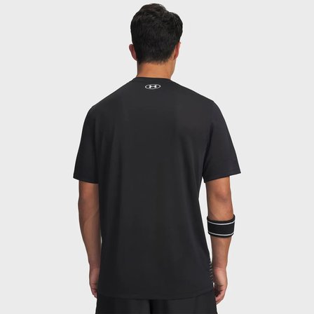 Under Armour Seamless Cotton Low Erkek Siyah Tişört