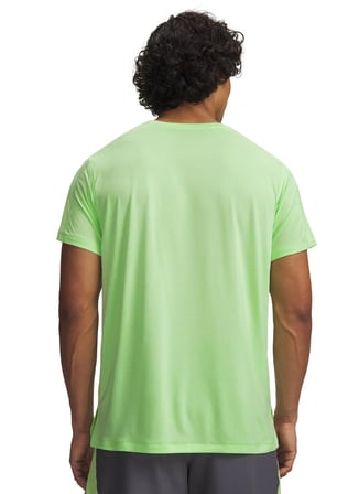 Under Armour 6009518-712 UA Velociti REFLCT SS Yeşil Bisiklet Normal Düz Erkek T-Shirt