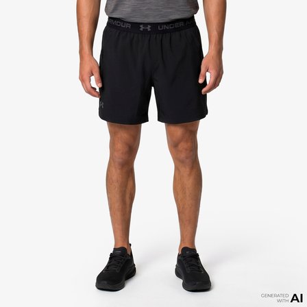 Under Armour Vanish Elite 2in1 Erkek Siyah Antrenman Şortu