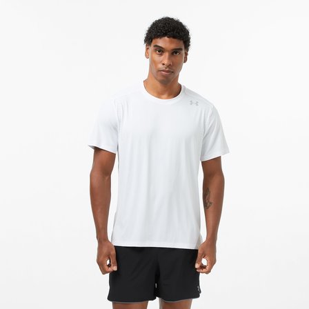Under Armour Velociti Pro Erkek Beyaz Koşu T-Shirt