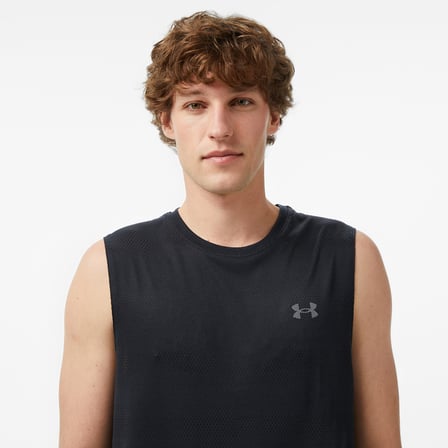 Under Armour Velociti Tank Erkek Siyah Koşu Atlet