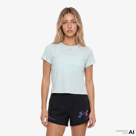 Under Armour Velociti Pro Kadın Renkli Koşu T-Shirt