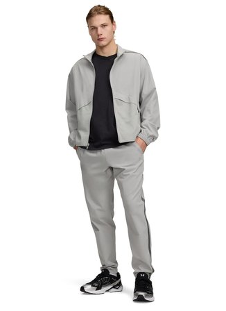 Under Armour 6012332-069 Unstoppable Airvent Tpr Gri Şeritli Erkek Sweatpant