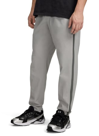 Under Armour 6012332-069 Unstoppable Airvent Tpr Gri Şeritli Erkek Sweatpant