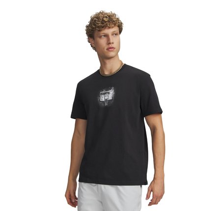 A6009784-001 Under Armour Curry Let Him Cook Tee Erkek T-Shirt Siyah