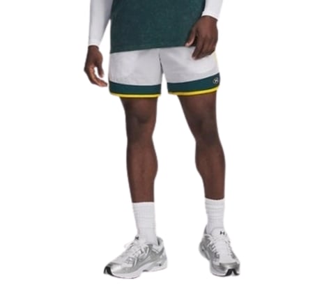 A6009350-100 Under Armour Ua Icon Woven Track Shorts Erkek Şort Ve Kapri Beyaz