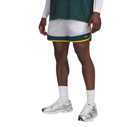 A6009350-100 Under Armour Ua Icon Woven Track Shorts Erkek Şort Ve Kapri Beyaz