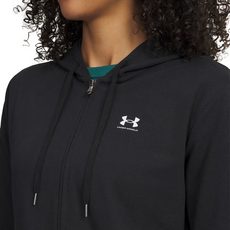 Under Armour Sport Terry Kadın Siyah Kapüşonlu Ceket