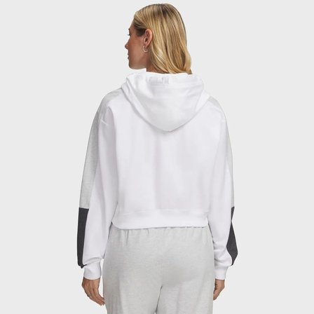 Under Armour Sport Terry Trend Kadın Beyaz Polo Yaka Tişört