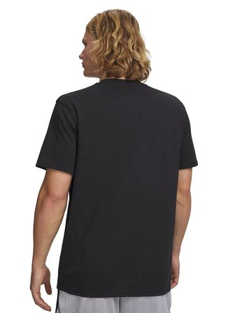 Under Armour 6012833-001 Curry Quote Tee Siyah Bisiklet Yaka Bol Kesim Düz Erkek T-Shirt