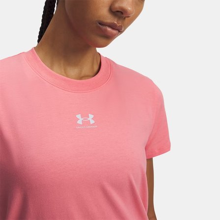 Under Armour Rival Muscle Kadın Pembe Tişört