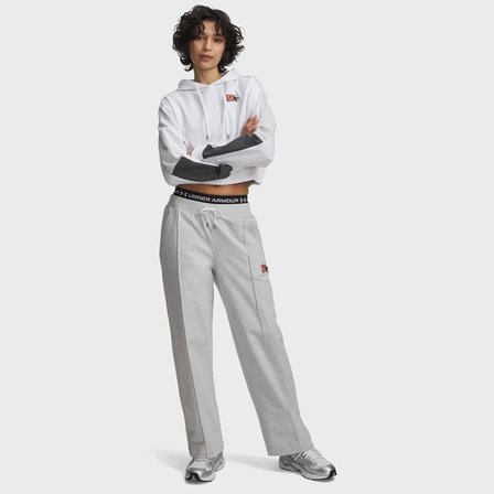Under Armour Sport Terry Trend Kadın Gri Polo Yaka Tişört