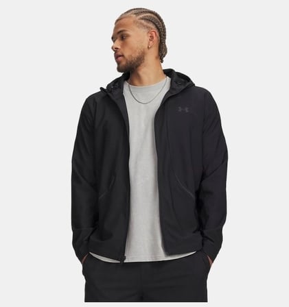Under Armour Ua Unstoppable Woven Jacket Mens Black /  / Black 6014621-001