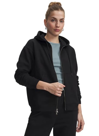 Under Armour 6015209-008 Ua Icon Hwt Terry Fz Siyah Kadın Zip Ceket