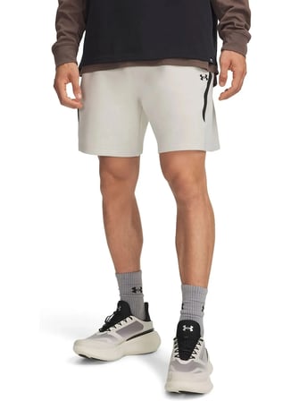 Under Armour 6013429-110 Ua Unstoppable Flc Shor Beyaz Erkek Şort