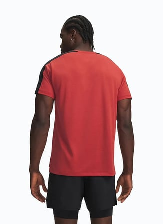 Under Armour 6009518-635 Ua Velociti Reflct Ss Kırmızı Erkek Yuvarlak Yaka Regular Fit T-Shirt