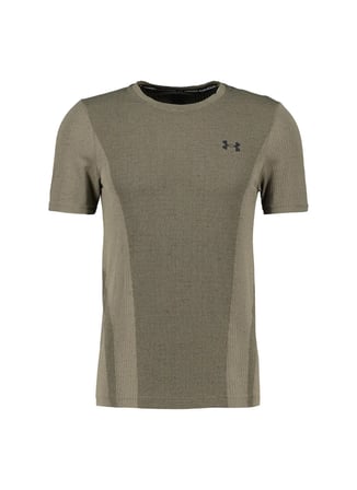 Under Armour 6011611-203 Vanish Seamless Ss Haki Yuvarlak Yaka Düz Erkek T-Shirt
