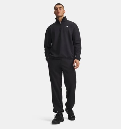 Under Armour Ua Armour Fleece Joggers Black /  / White Mens 6013724-001