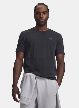 Under Armour 6011611-001 Vanish Seamless Ss Siyah Yuvarlak Yaka Düz Erkek T-Shirt