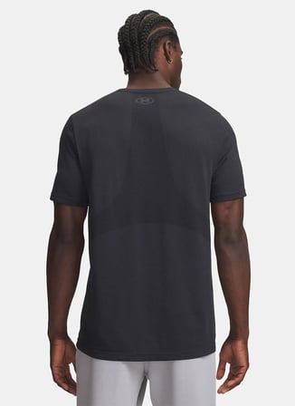 Under Armour 6011611-001 Vanish Seamless Ss Siyah Yuvarlak Yaka Düz Erkek T-Shirt