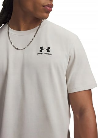 Under Armour 1373997-110 Ua M Logo Emb Heavyweıg Beyaz Yuvarlak Yaka Loose Fit Düz Erkek T-Shirt
