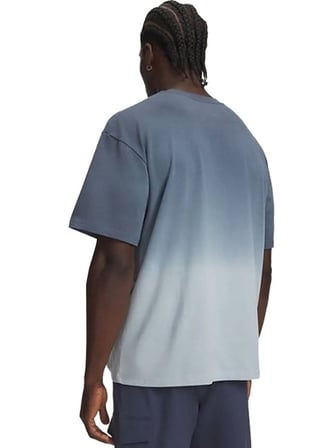 Under Armour 6013624-410 Ua M Hwt Gradıent Ss Mavi Yuvarlak Yaka Düz Erkek T-Shirt