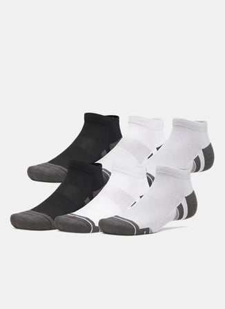Under Armour Gri-Beyaz Unisex Çorap 6015143-011 New Unisex Perf Tech 6P