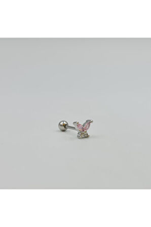 Kelebek Tragus Helix Piercing Küpe