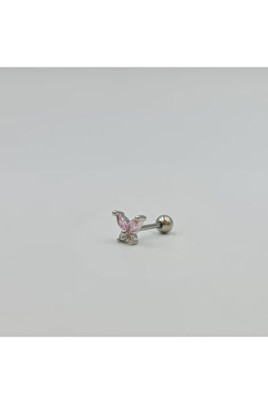 Kelebek Tragus Helix Piercing Küpe