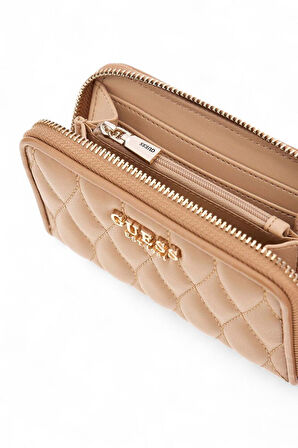 Guess Valla SLG Koyu Bej Kadın Cüzdan SWQG8122140