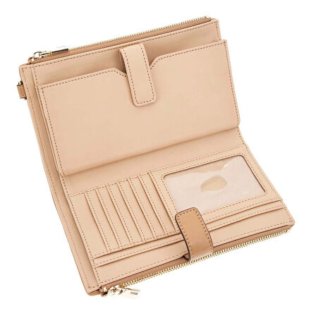 Guess Valla Kadın Bej Cüzdan SWQG8122157-BEI